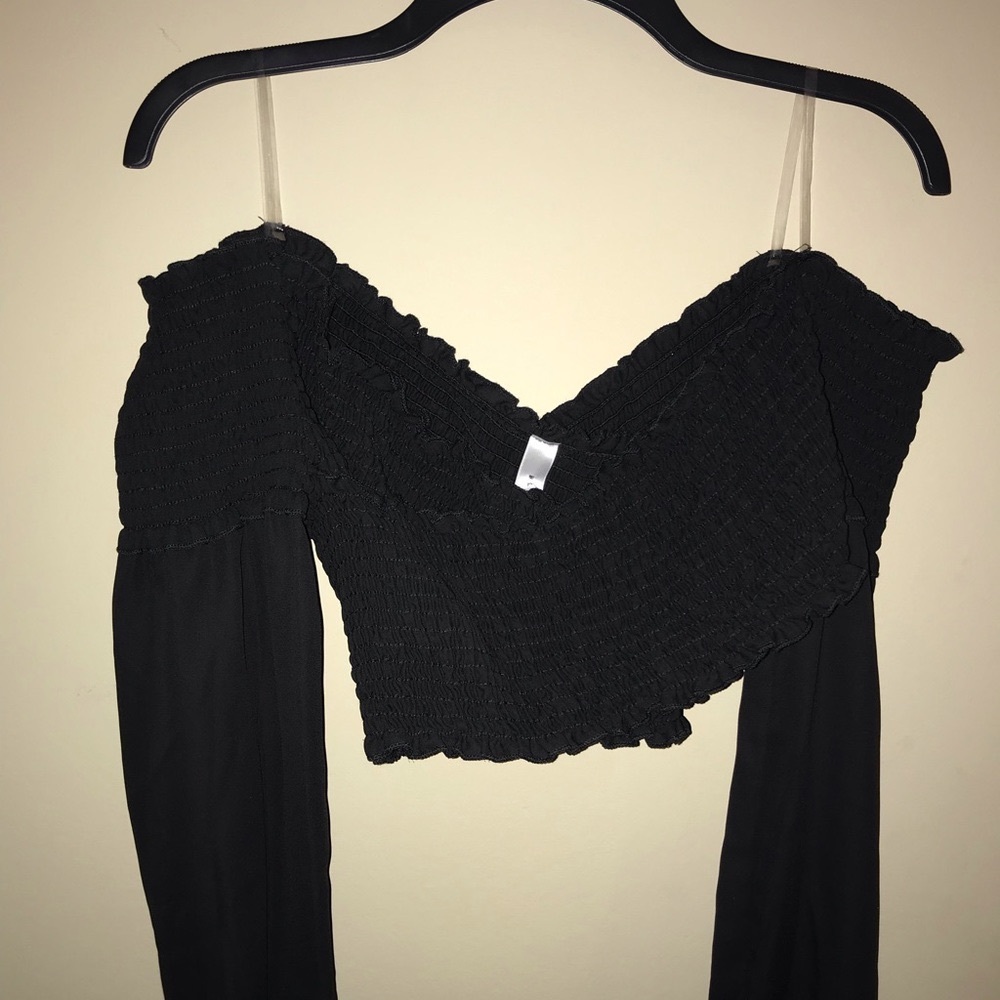 Smocked Crop Top